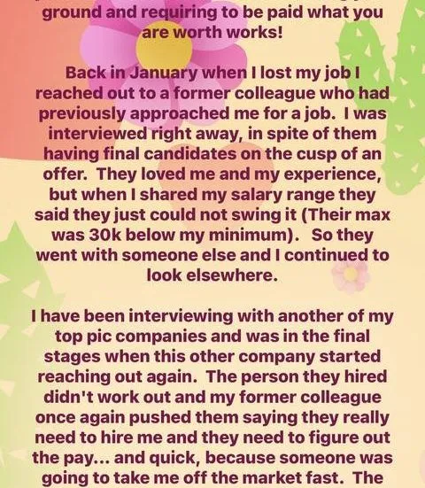 -grounda Cnr to be paid what you Mela demi ele cy Ete at etn ae I lost my job! reached - verified client result, Lindsay Mustain coaching