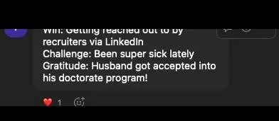 OCLINIY feauricu UU Wu Dy v recruiters via Linkedin Challenge Been super sick lately - verified client result, Lindsay Mustain coaching